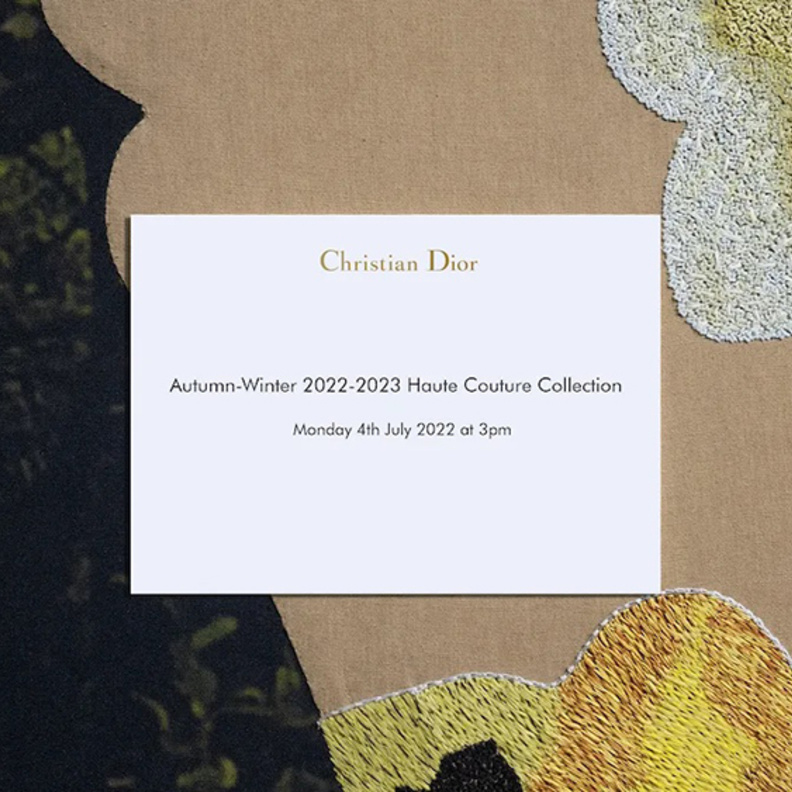 بث مباشر لعرض أزياء Dior لخريف شتاء 2022-2023