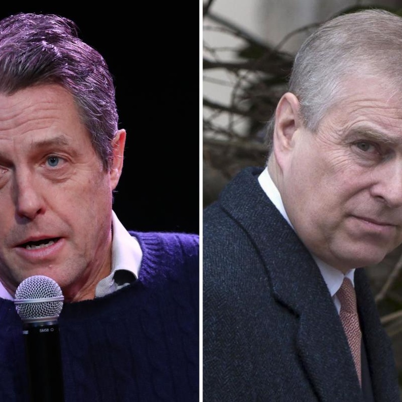 هيو جرانت مرشح للقيام بدور الأمير أندرو في فيلم جديد؟