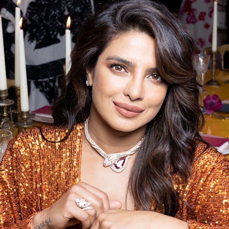 Priyanka Chopra خلال حفل إطلاق مجموعة حديقة العجائب