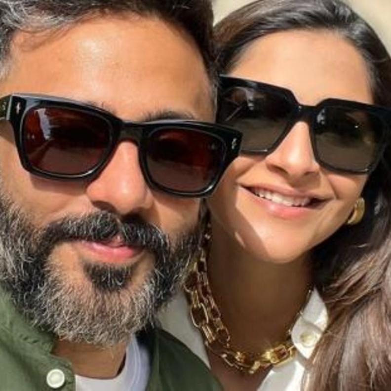 سونام كابور وزوجها في حفل أديل في لندن