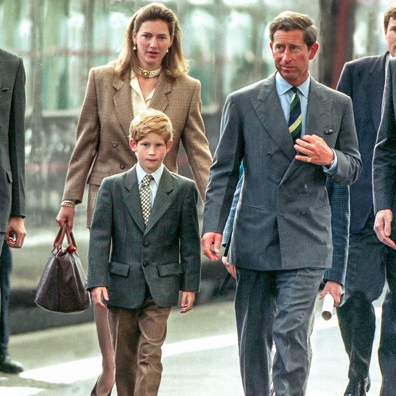 مربية وليام وهاري مع الأمير تشارلز الصورة من 1993 Julian Parker‏