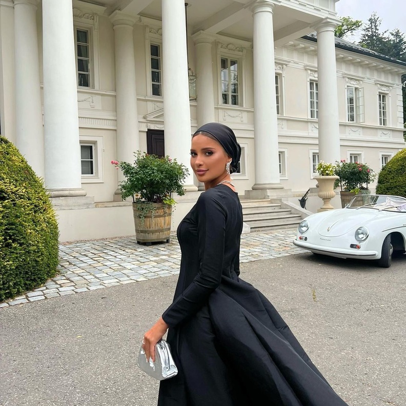 أزياء محجبات للسهرات مستوحاة من اطلالات الفاشينيستا 