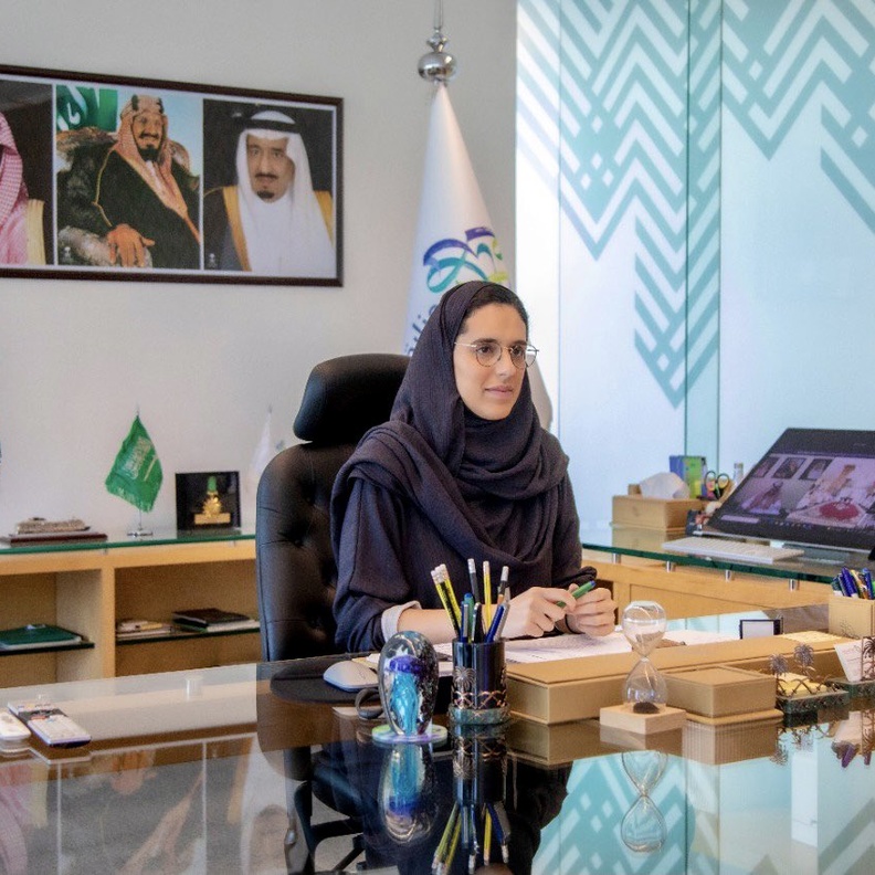 الأميرة "هيفاء بنت محمد" ترحب بالزوار الحاملين لبطاقة "هيَا" لمشجعي بطولة كأس العالم لكرة القدم 2022