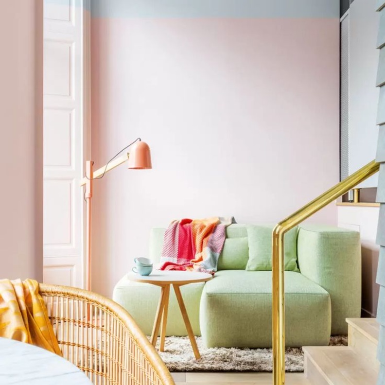 المزج بين درجات الباستيل