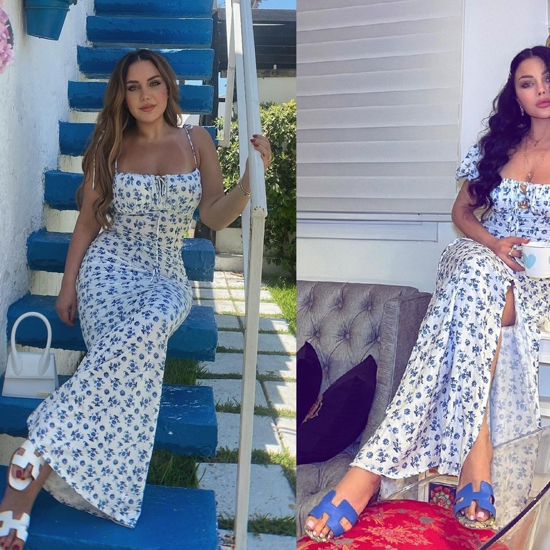 هيفاء وهبي وابنتها في احدث ظهور 