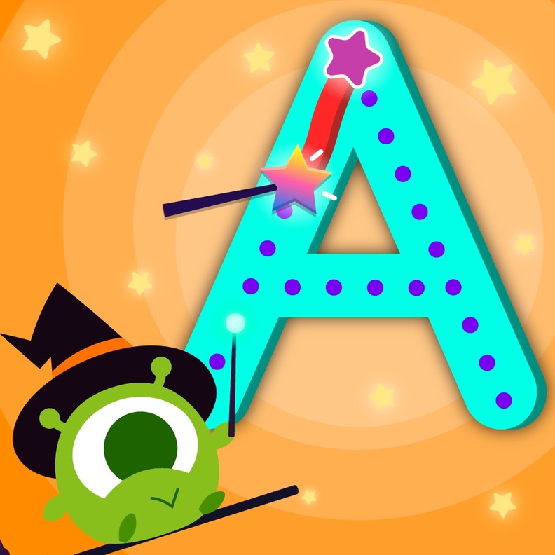 تطبيق CandyBots Alphabet ABC Tracing