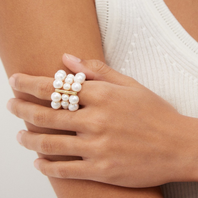 خاتم Freshwater pearl من COMPLETEDWORKS