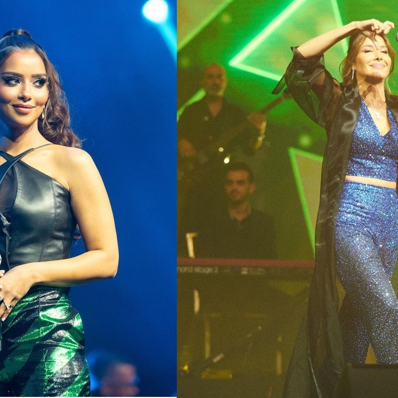 نانسي عجرم وبلقيس 