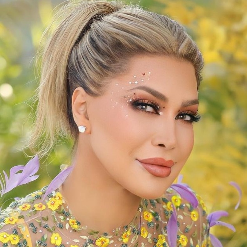 صيحة الستراس على الوجه بأسلوب نوال الزغبي