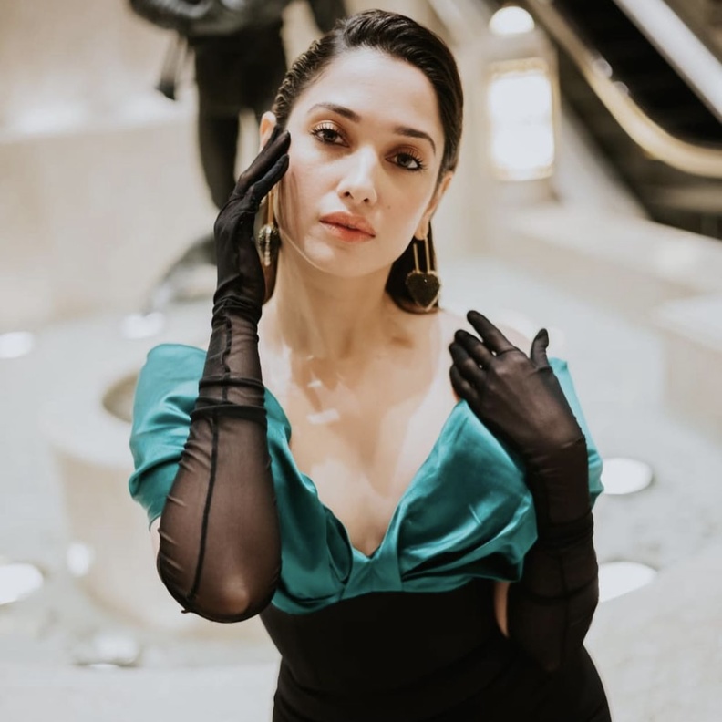 مستحضرات للحصول على مكياج Tamanaaah Bhatia - الصورة من حسابها على انستغرام