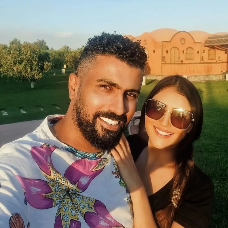 مي عمر ومحمد سامي