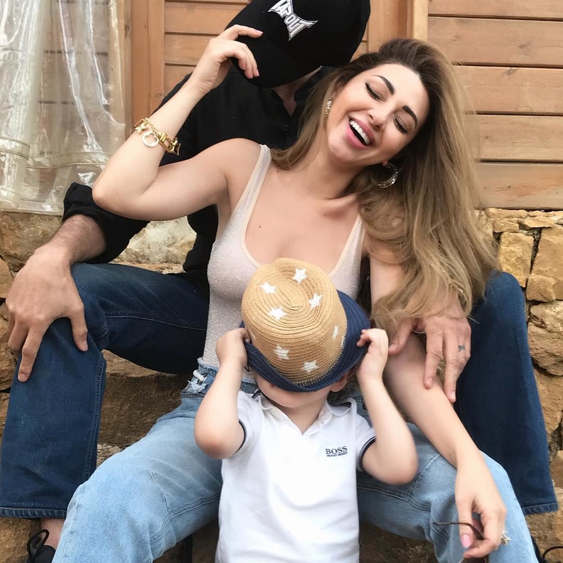 ميريام فارس وزوجها