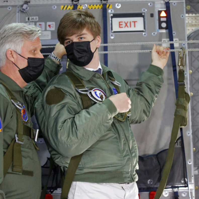 الأمير غابرييل من بلجيكا يلتحق بالأكاديمية العسكرية