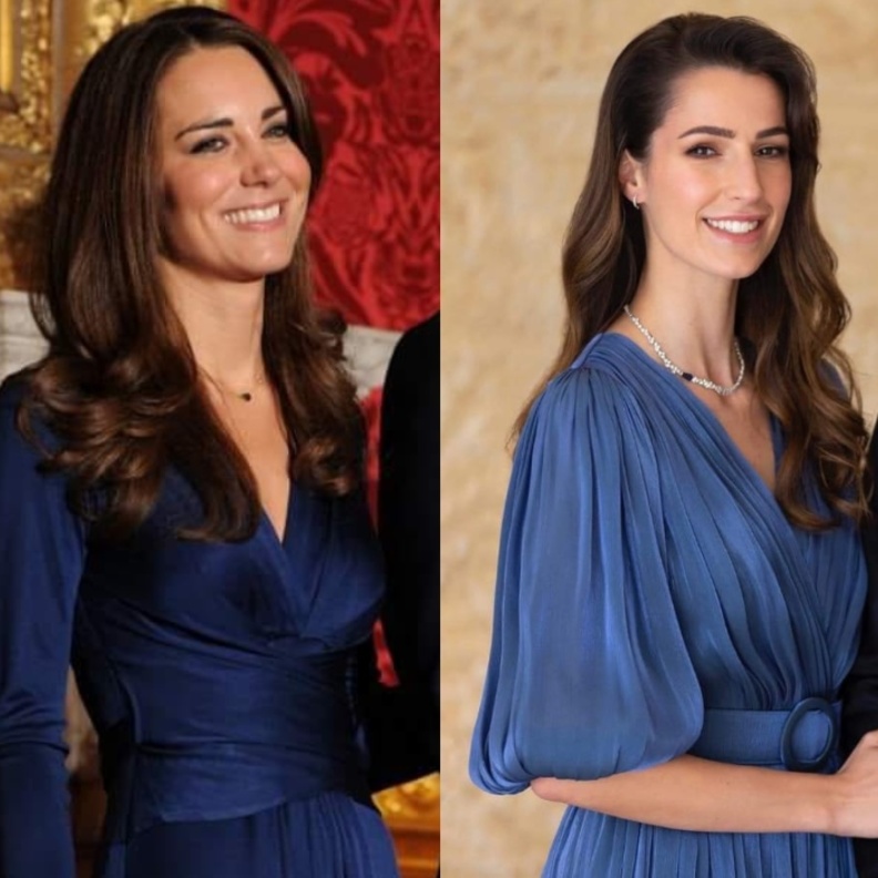 الآنسة رجوة وكيت ميدلتون