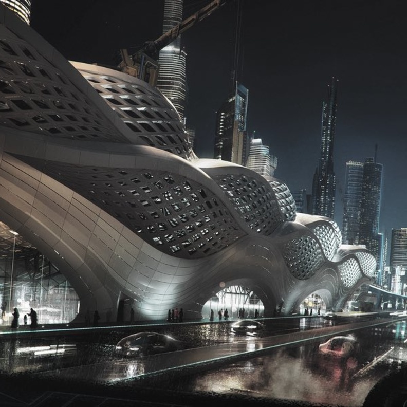 محطة مترو مركز الملك عبدالله المالي.. تحفة فنية وتصميم معماري مبهر