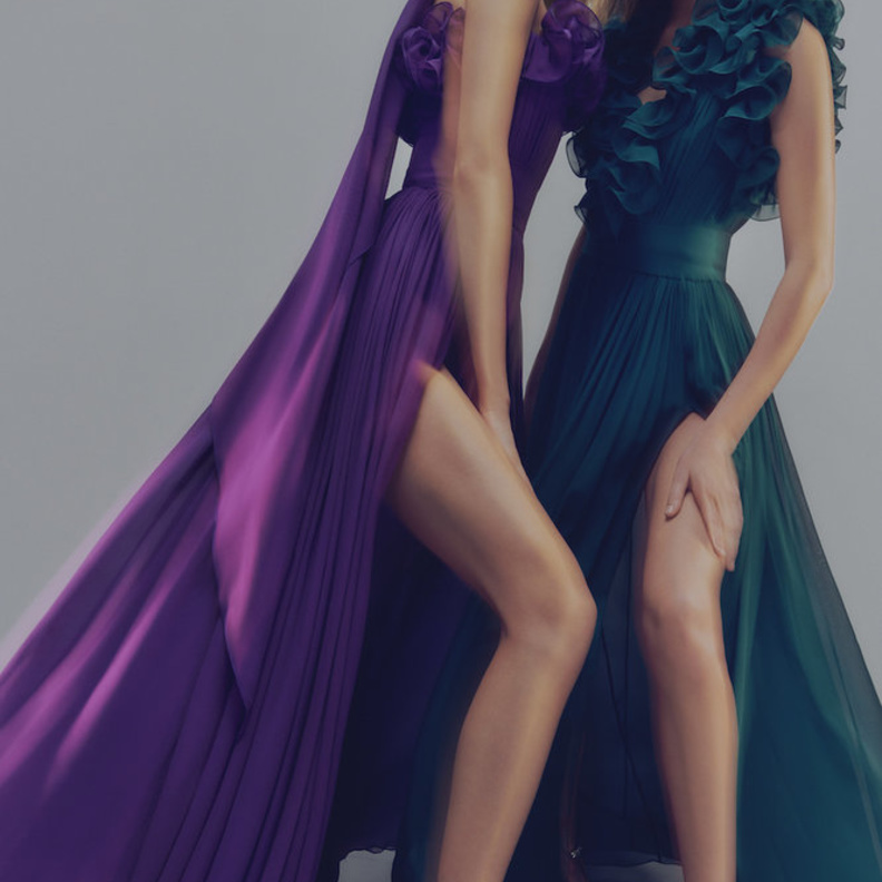 تصاميم فساتين كشكش من Elie Saab 