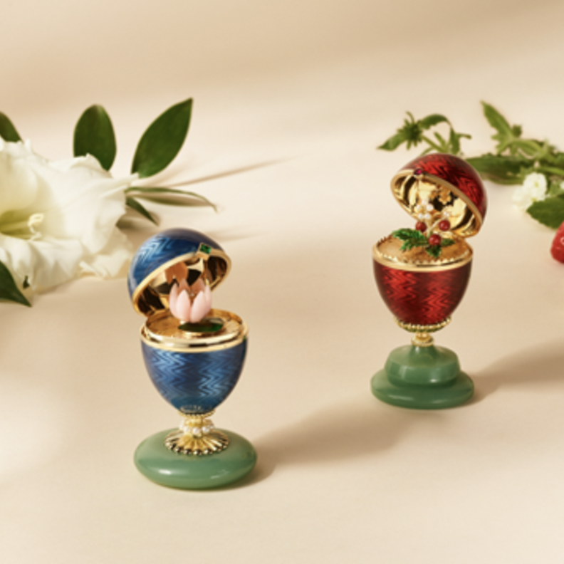 مجموعة محدودة الإصدار من بيض FABERGÉ تحتفي بمجموعة FABERGÉ IN BLOOM