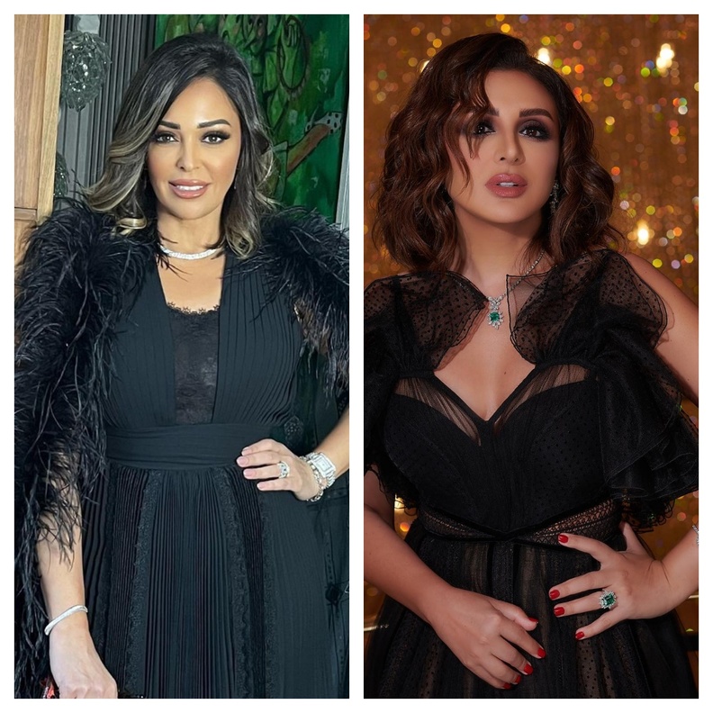 النجمتان أنغام وداليا البحيري