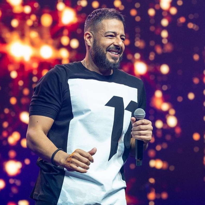 محمد حماقي في حفله بالسعودية