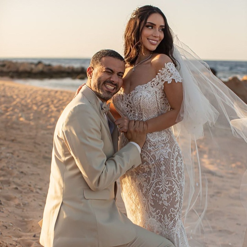 محمد فراج وبسنت شوقي 