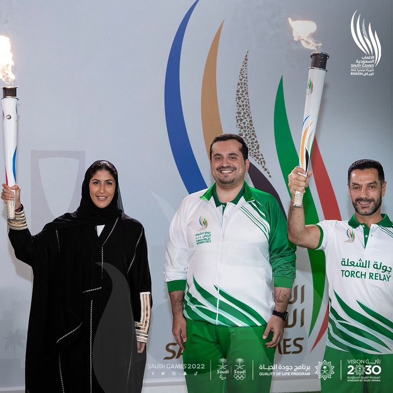 الأميرة "دليِّل بنت نهار" تفتخر بانطلاق مراسم مسيرة شعلة دورة الألعاب السعودية لتجوب أرجاء المملكة
