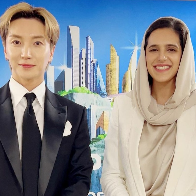 الأميرة "هيفاء بنت محمد" ترحب بالنجم الكوري "ليتوك" قائد فرقة سوبر جنيور كـ "سفير للصداقة" مع المملكة