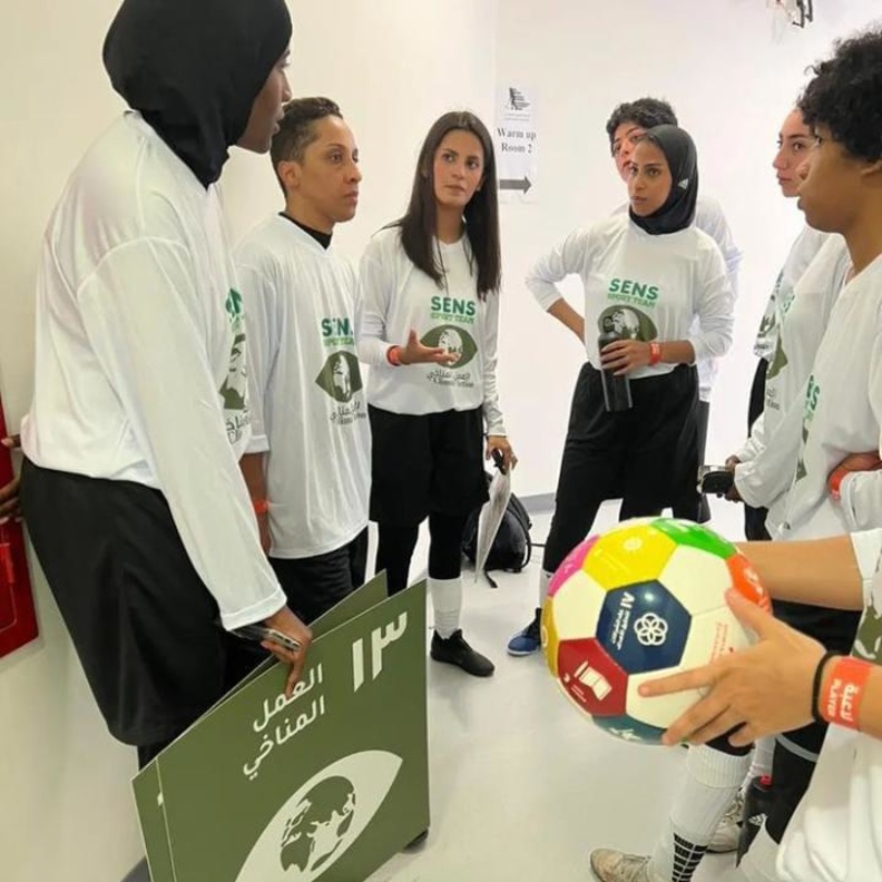 فريق كرة القدم النسائي SENS Team ينال المركز الأول في منافسات المنطقة الغربية ضمن بطولة كأس العالم GGWCUP
