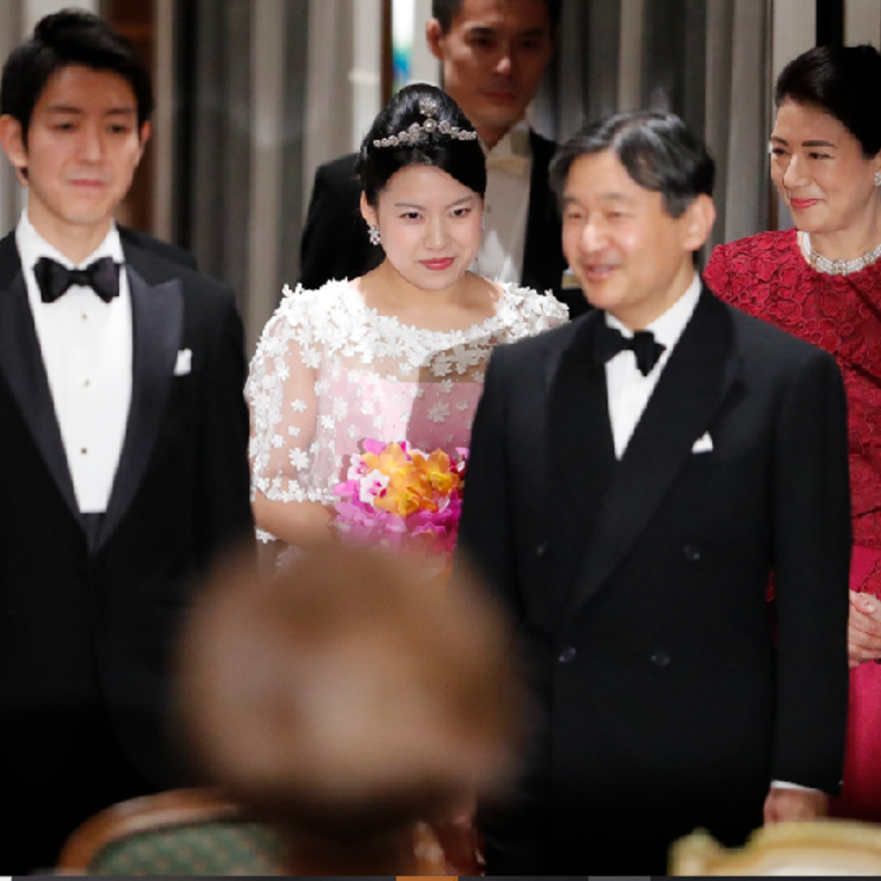 أياكو أميرة اليابان السابقة yako Moriya, former Princess of Japan في حفل زفافها