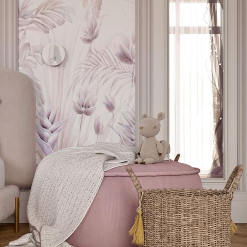 الوردي الباستيل لديكورات منزل هادئة ومريحة