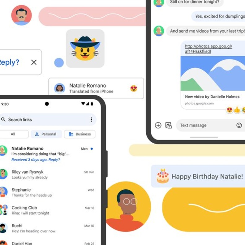 تحديثات مهمة جدا على تطبيق  Google Messages