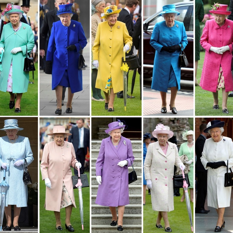 نظرة إلى إطلالات الملكة إليزابيث... وهذا سرّ اختيارها للألوان! 