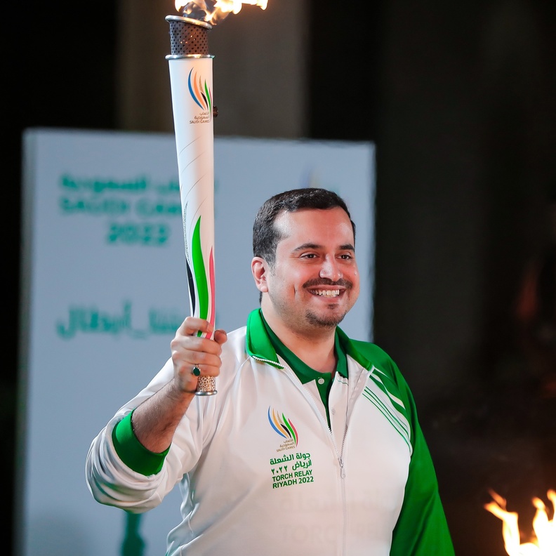 صاحبِ السموِّ الأمير فهد بن جلوي بن عبد العزيز بن مساعد، نائب رئيس اللجنة الأوليمبية والبارالمبية السعودية