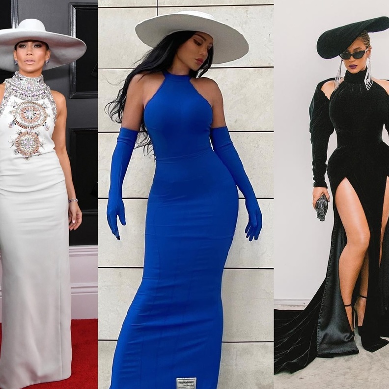 هيفاء وجينيفر لوبيز وبيونسيه 