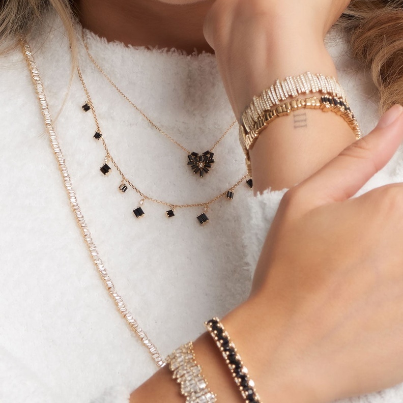 قلادة القلب Heart necklace من سوزان كالان Suzanne Kalan