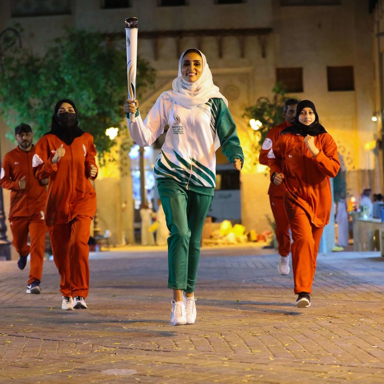 البطل فارس غروي لاعب المنتخب السعودي لذوي الإعاقة والحاصل على العديد من الميداليات العالمية والمحلية في ألعاب القوى