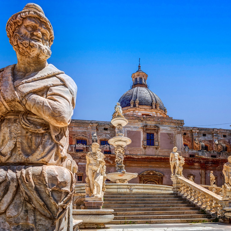 نافورة بريتوريا في باليرمو بواسطة Steven dosRemedios