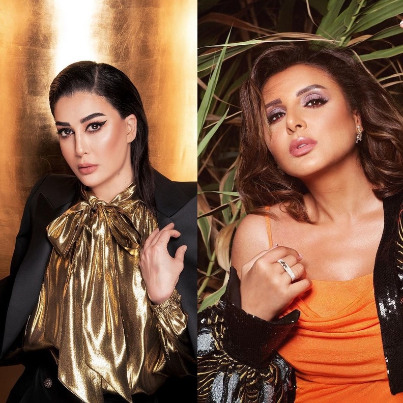 انغام وغادة عبد الرازق 