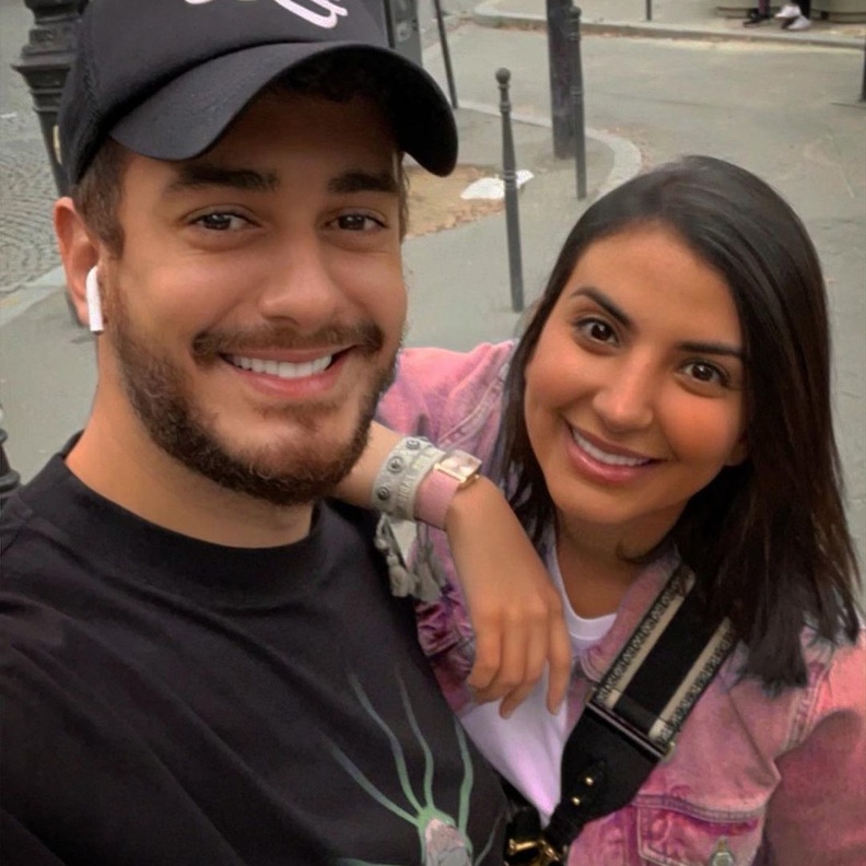 سعد لمجرد وزوجته