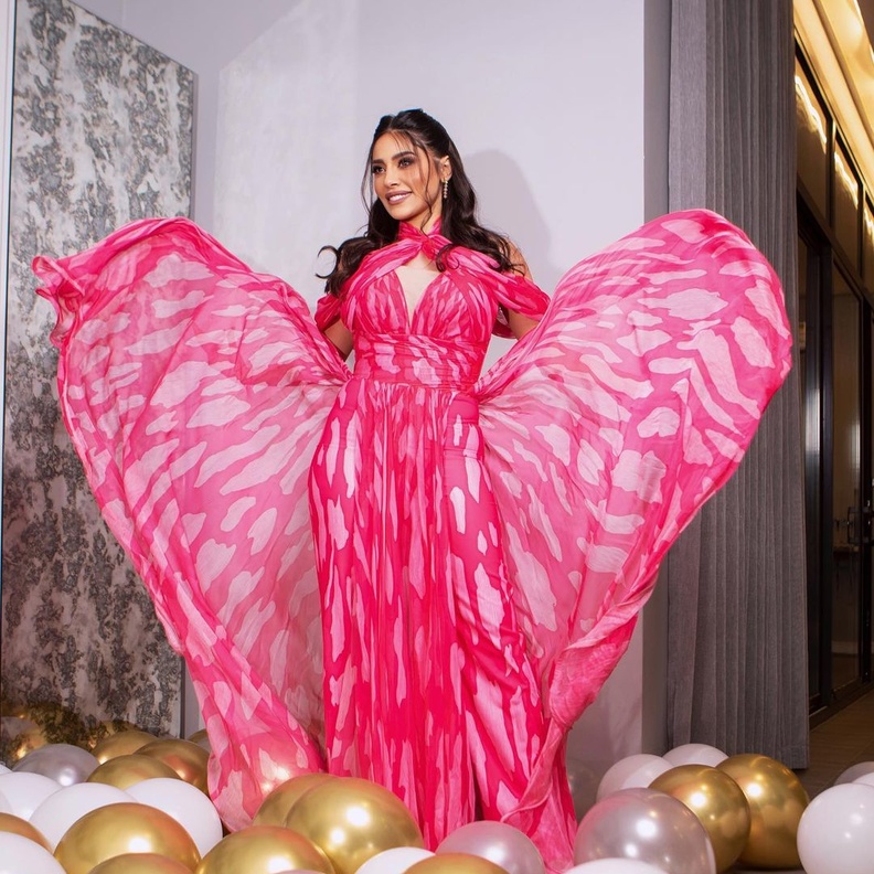 إطلالة إلهام علي في عيد ميلادها 