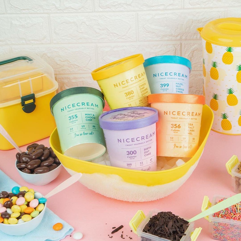 NICECREAM تطلق تشكيلةً مميزة من نكهات الآيس كريم اللذيذة ومنخفضة السعرات الحرارية