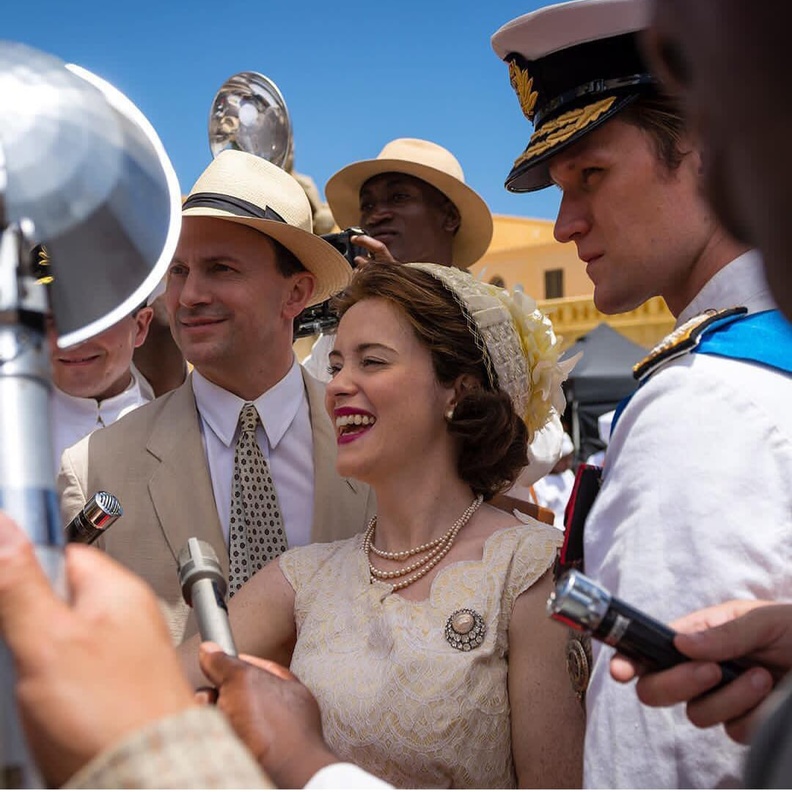 من مسلسل "The Crown"