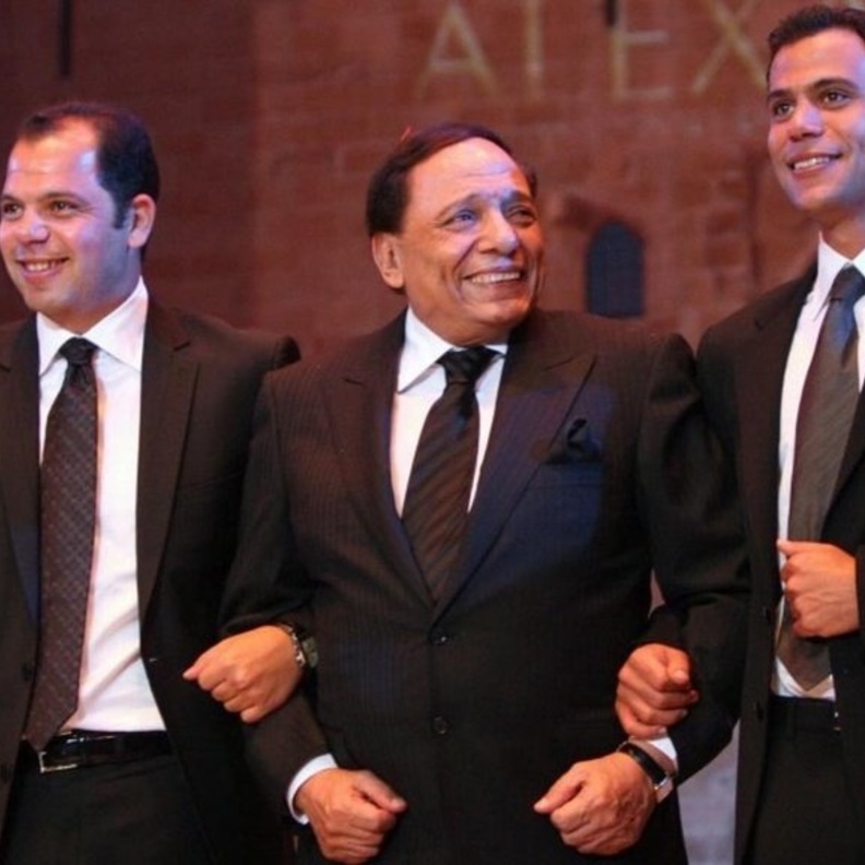 عادل إمام وأبنائه