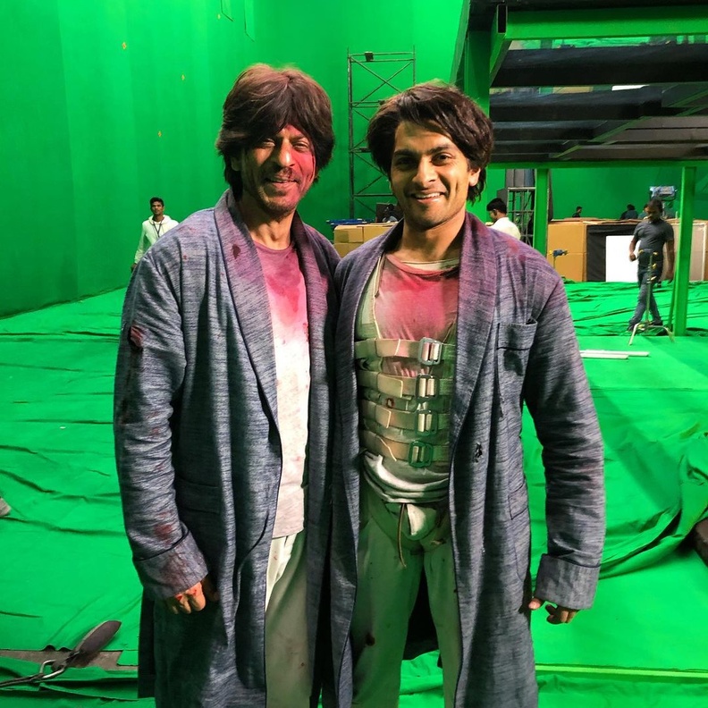 صورة لشاروخان من كواليس تصوير فيلم Brahmastra