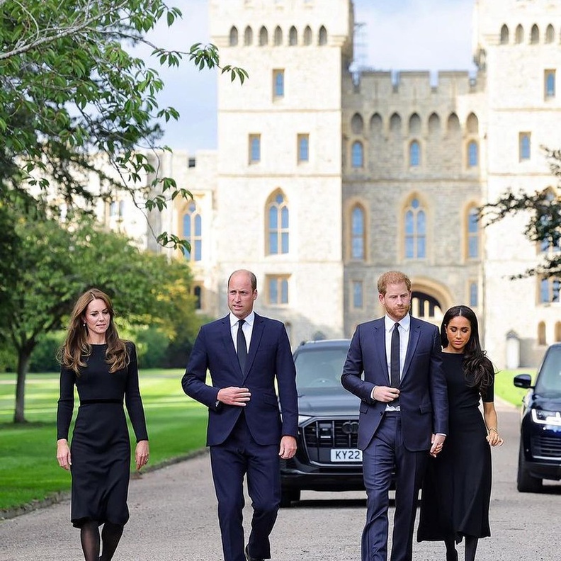 الأمير وليام والأمير هاري يقومان بظهور مشترك غير متوقع في وندسور