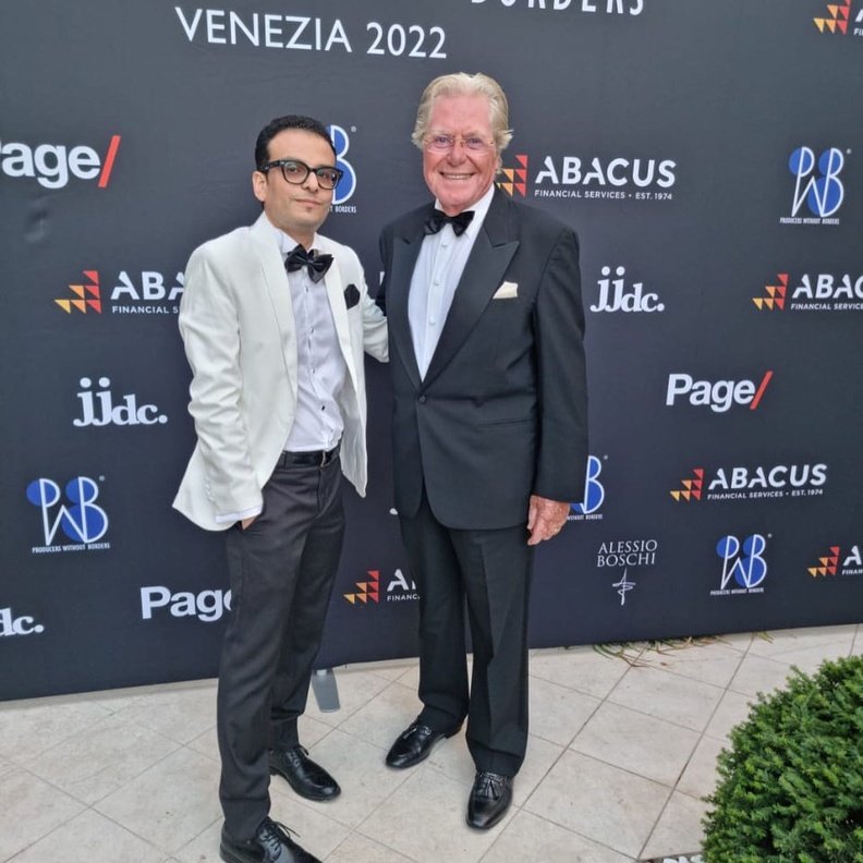 حسين فهمي وامير رمسيس