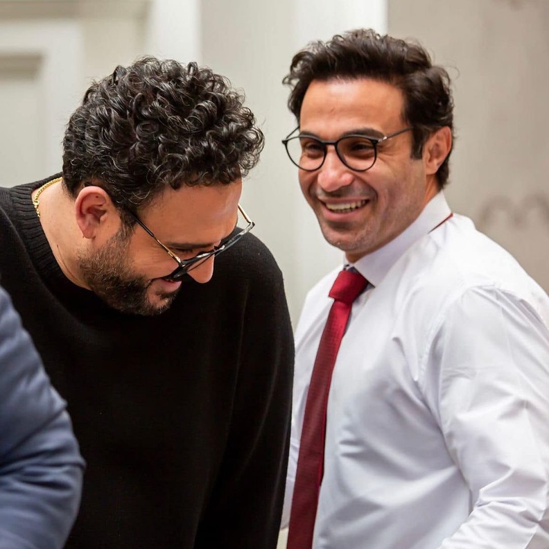 احمد فهمي واكرم حسني 