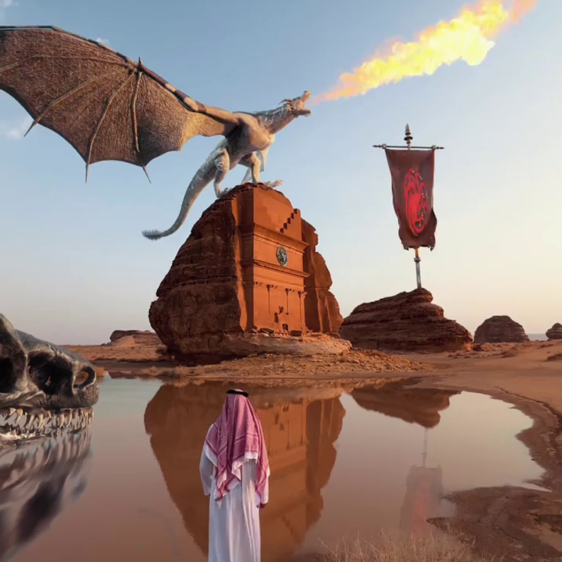 House of the Dragon في العلا.. حملة تسويقية مبتكرة للترويج للمسلسل العالمي