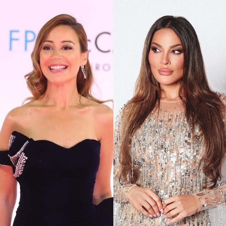 نادين نسيب نجيم ومنة شلبي 