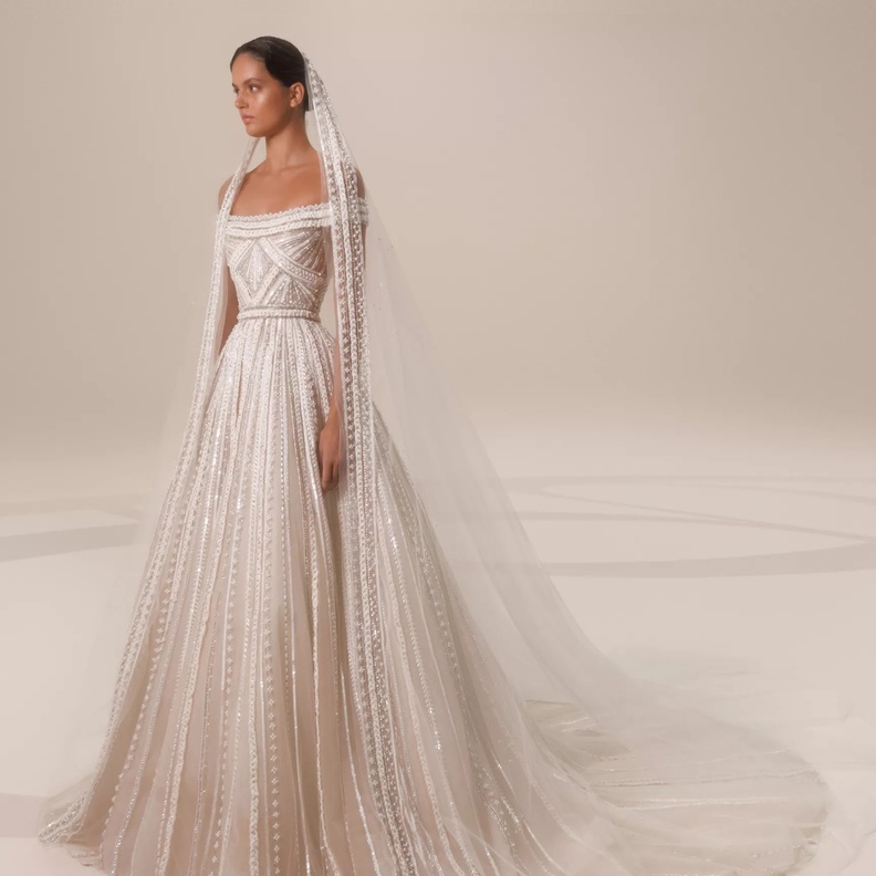 فساتين زفاف a line  من ايلي صعب