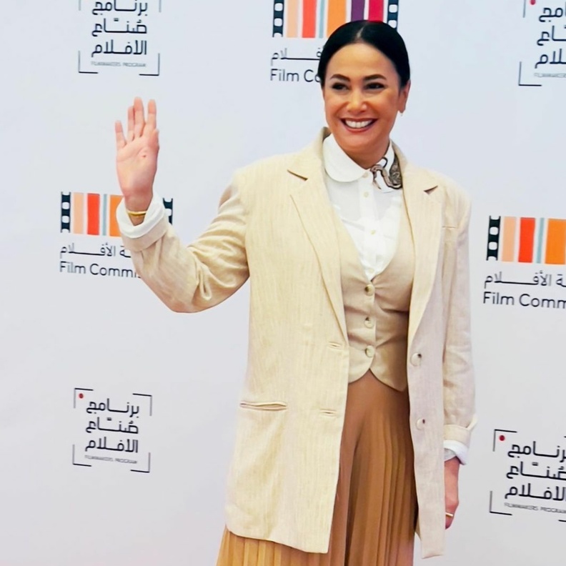 هند صبري تشارك في برنامج صناع الافلام وتؤكد ان مستقبل المنطقة مرتبط بالسعودية